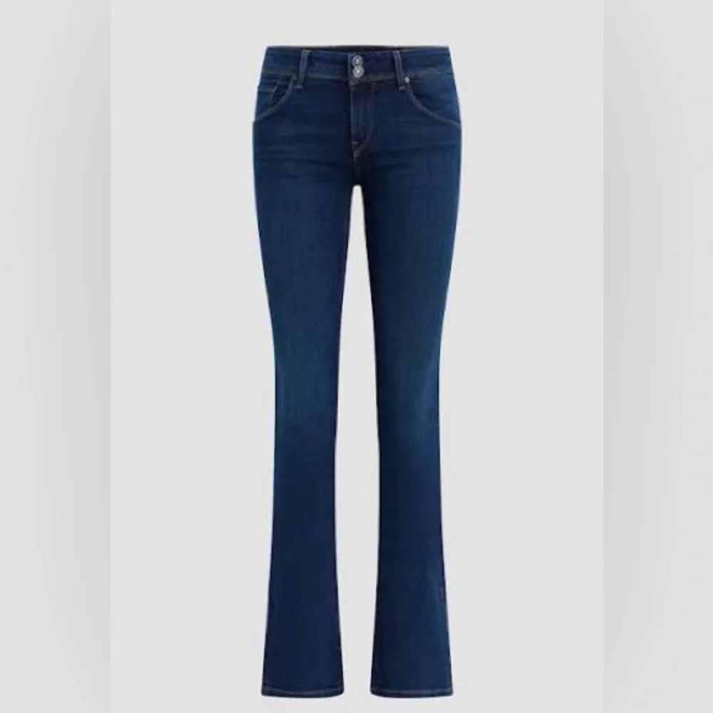 Hudson Beth Baby Boot Jeans Size 30 Dark‎ Wash Jets Mid Rise Bootcut